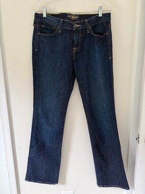 Lucky Brand Easy Rider Jeans Dark Blue Size 10